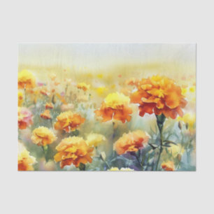 Bereich Blume-Marigold (B) Wasserfarbe Seidenpapier