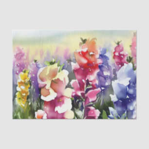 Bereich Blume - Snapdragon (A) Aquarellbilder Seidenpapier