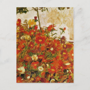 Bereich Blume von Egon Schiele Postkarte