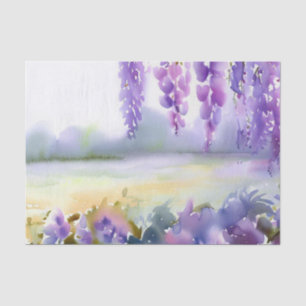 Bereich Blume-Wisteria (C) Aquarellbilder Seidenpapier