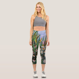 Bereich Daisies Capri Leggings von Laurie