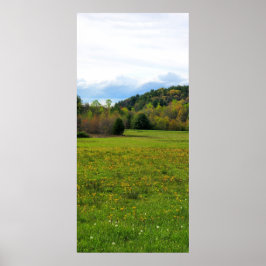 Bereich der Blume Poster