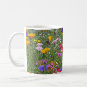 Bereich der farbenfrohen Blume Zwei-Tone-Kaffee-Ta Kaffeetasse