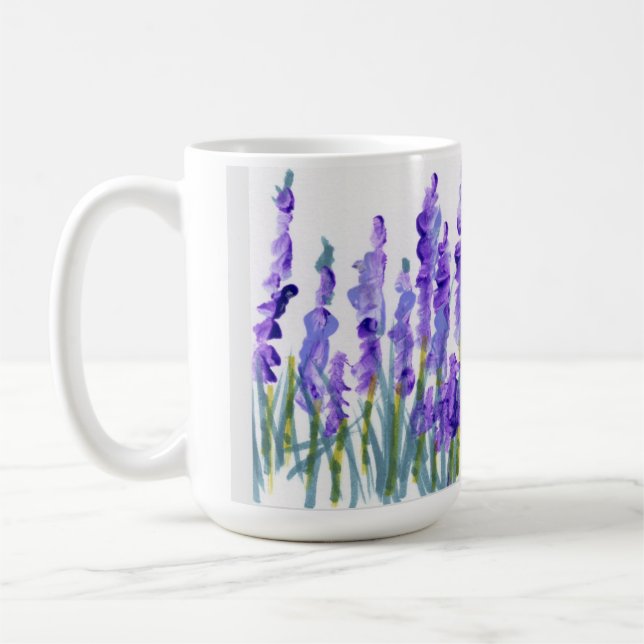 Bereich der Lavendel-Tasse Kaffeetasse (Links)