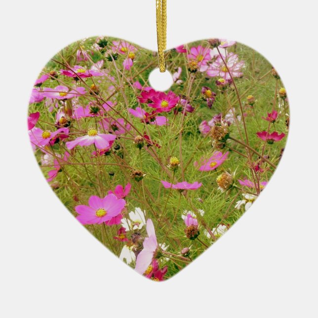 Bereich der rosa Blume Keramik Ornament (Vorne)
