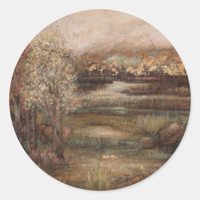 Bereich der Träume I Runder Aufkleber (Vorderseite)