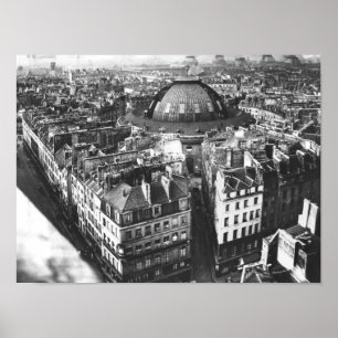 Bereich des Getreidemarkts, Paris, bis 1887 Poster