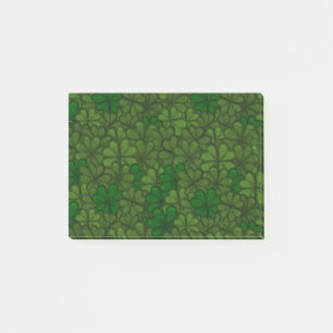 Bereich Kleeblätter Digitale Kunstmuster St Patric Post-it Klebezettel
