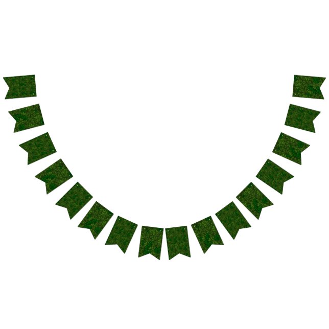 Bereich Kleeblätter Digitale Kunstmuster St Patric Wimpelkette (Alle)