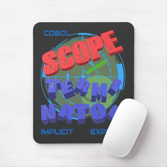 Bereichsbegrenzer in der Cobol-Programmierung Mousepad (Mit Mouse)