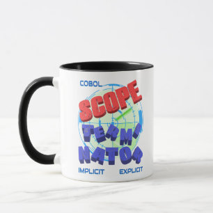 Bereichsbegrenzer in der Cobol-Programmierung Tasse