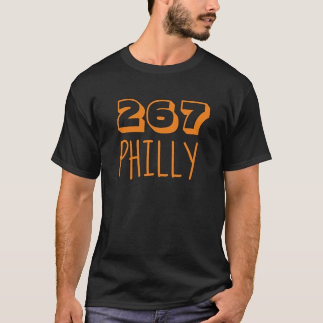 Bereichscode 267 - Philly T-Shirt (Vorderseite)