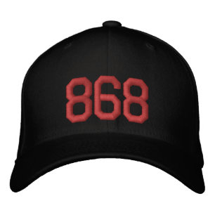 Bereichscode Trini Hat 868 Bestickte Baseballkappe