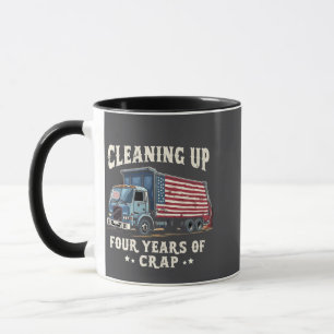 Bereinigen Sie Ihre 4 Jahre Trump-Müllentsorgung Tasse
