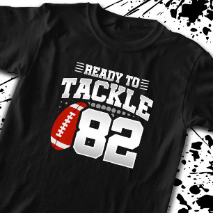 Bereit 82 - Kinder Fußball Spieler Geburtstag T-Shirt
