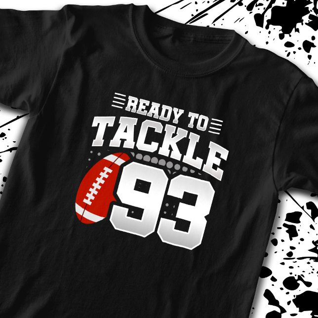 Bereit 93 - Kinder Fußball Spieler Geburtstag T-Shirt (Von Creator hochgeladen)