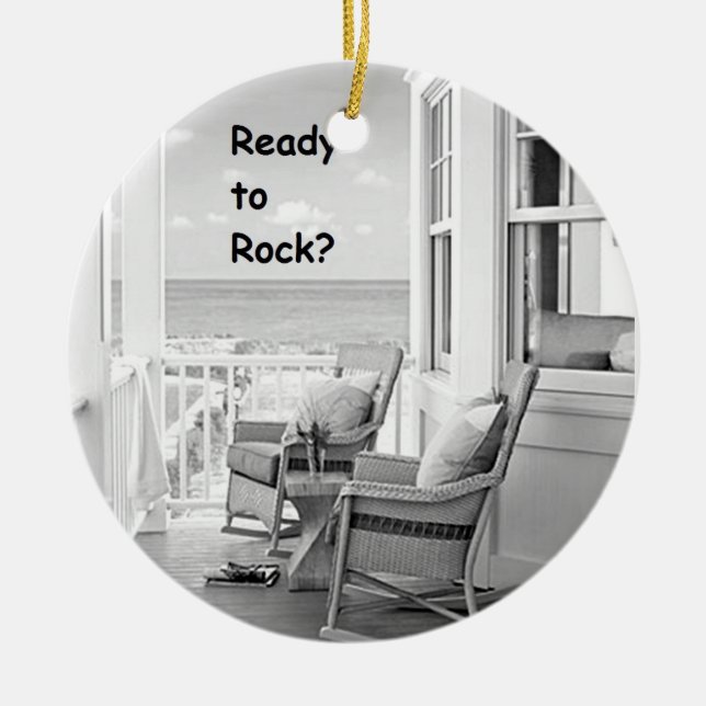 **BEREIT AUF ROCK CHRISTMAS** CHRISTMAS ORNAMENT (Vorne)