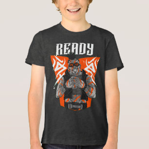 Bereit Bella+Leinwand Jugend Tri-Mix T - Shirt