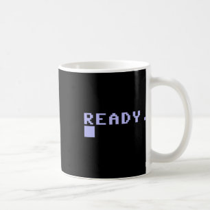 Bereit C64 Heimcomputer 80er Retro Gamer Coder Eri Kaffeetasse