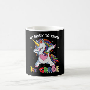 Bereit Crush Erster Schullehrer Kid unicorn Kaffeetasse