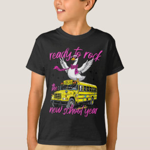 Bereit, das neue Schuljahr rockig zurück in die Sc T-Shirt