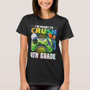 Bereit, das vierte Level wieder zum Videospiel der T-Shirt