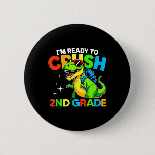 Bereit den 2. Grundschuljahr-Dinosaurier am ersten Button
