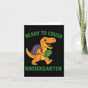Bereit, den Kindergarten Dinosaurier zurück nach S Karte