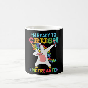 Bereit, den Kindergarten zu knacken, süßes Einhorn Kaffeetasse