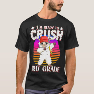 Bereit, die 3. Klasse Dabbing Lama zurück zur Schu T-Shirt