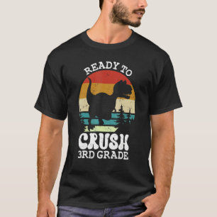 Bereit, die 3. Klasse zu knacken, cooler Dinosauri T-Shirt