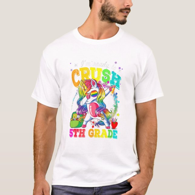 bereit, die 5. Klasse zu meistern T-Shirt (Vorderseite)