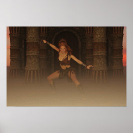 Bereit, die digitale Kunst anzugreifen Poster