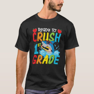 Bereit, die ersten Haifische der Stufe nach Schoo T-Shirt
