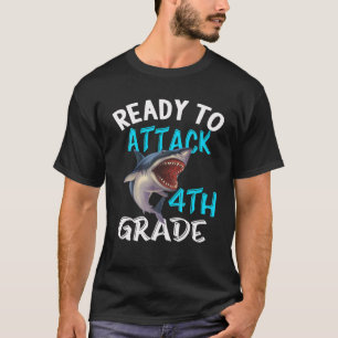 Bereit, die vierte Stufe wieder zur Schule zu brin T-Shirt