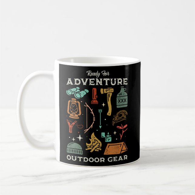 Bereit für Abenteuer Outdoor Gear Camping Elemente Kaffeetasse (Links)