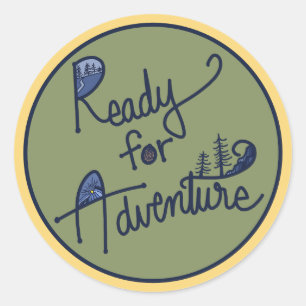 Bereit für Adventure Sticker