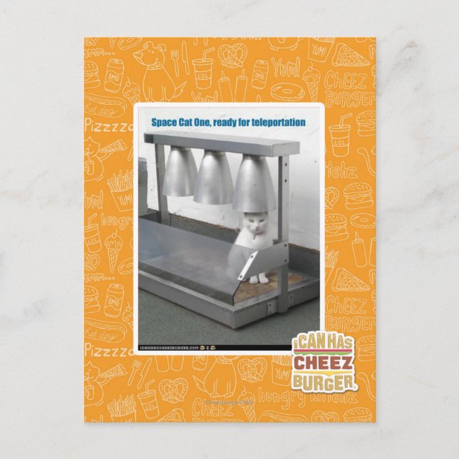 Bereit für das Fernsehen Postkarte (Vorderseite)