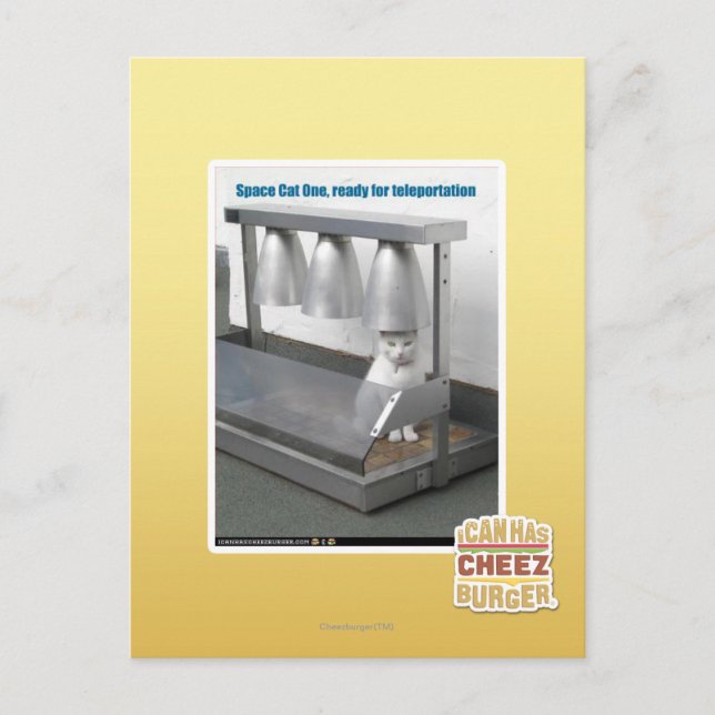 Bereit für das Fernsehen Postkarte (Vorderseite)