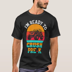 Bereit für den Absturz von LKW-Boys der Pre-K-Klas T-Shirt