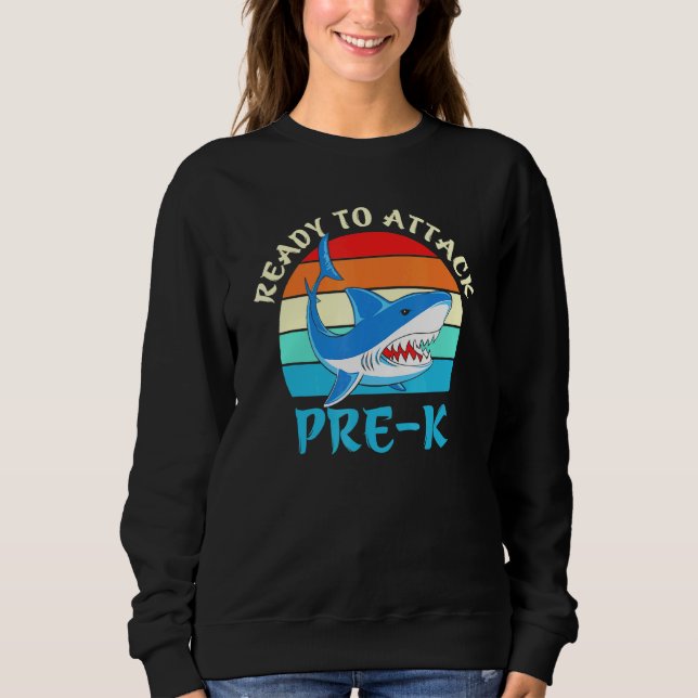 Bereit für den Angriff auf vor K Sweatshirt (Vorderseite)