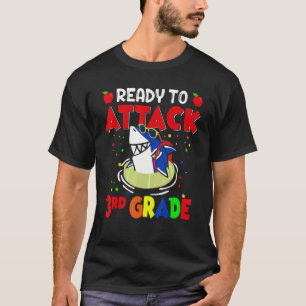 Bereit für den Angriff von Kindern der dritten Kla T-Shirt