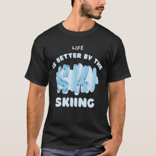Bereit für den Apfelteil T - Shirt für Skifahrer