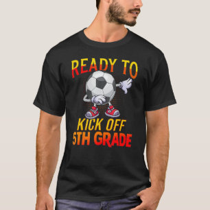 Bereit für den Fußball des 5. T-Shirt