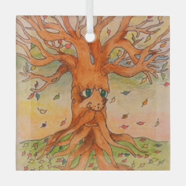 Bereit für den Herbst Ornament Aus Glas