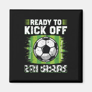 Bereit für den Kick-Off 5. Klasse Fußball Erster S Magnet