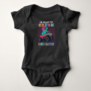 Bereit für den Kindergarten Baby Strampler