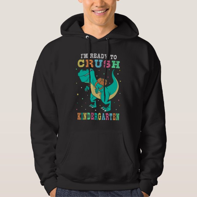 Bereit für den Kindergarten Hoodie (Vorderseite)