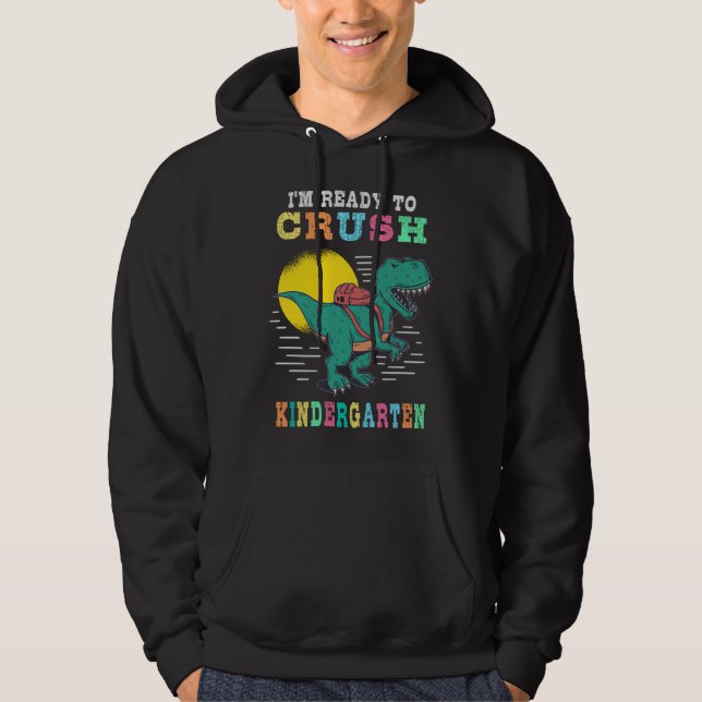 Bereit für den Kindergarten Hoodie (Vorderseite)