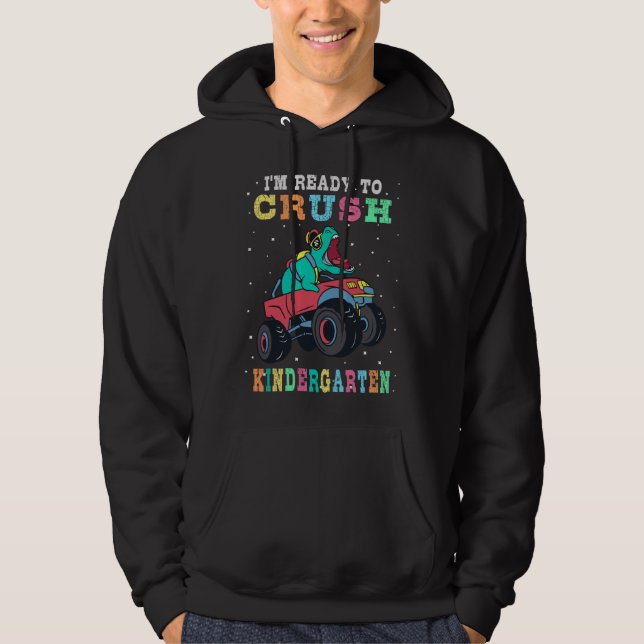 Bereit für den Kindergarten Hoodie (Vorderseite)